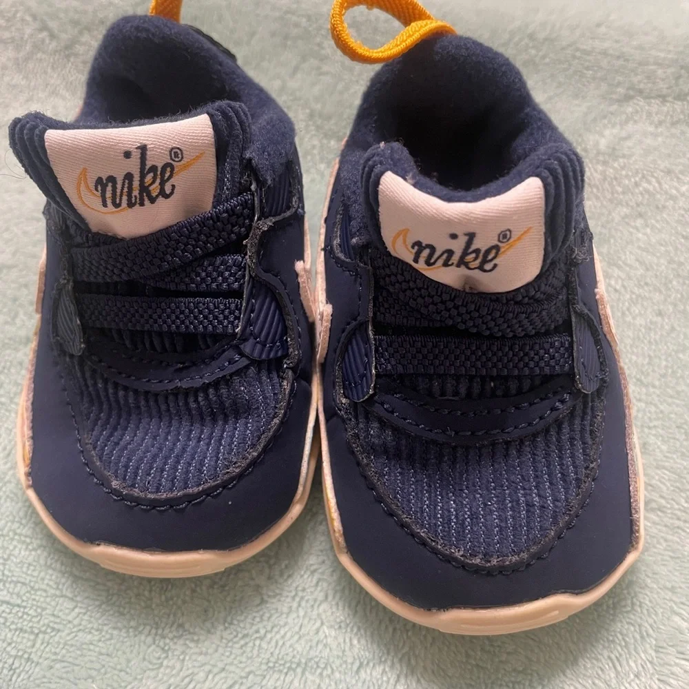 Nike Max 90 Crib SE (CB) in the Midnight Navy/White colorway infant size 1c - Picture 5 of 8